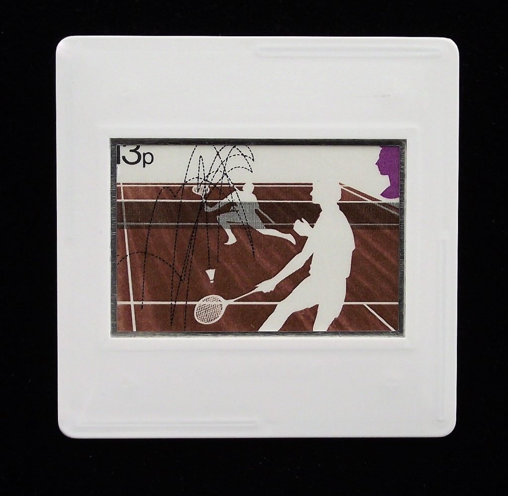 Badminton sports brooch - Andrew Restall