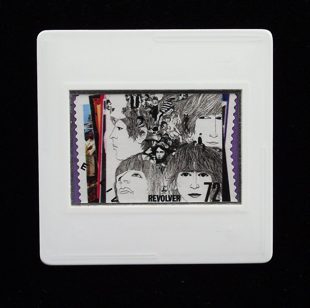 Revolver album cover - Beatles brooch - music brooches and badges