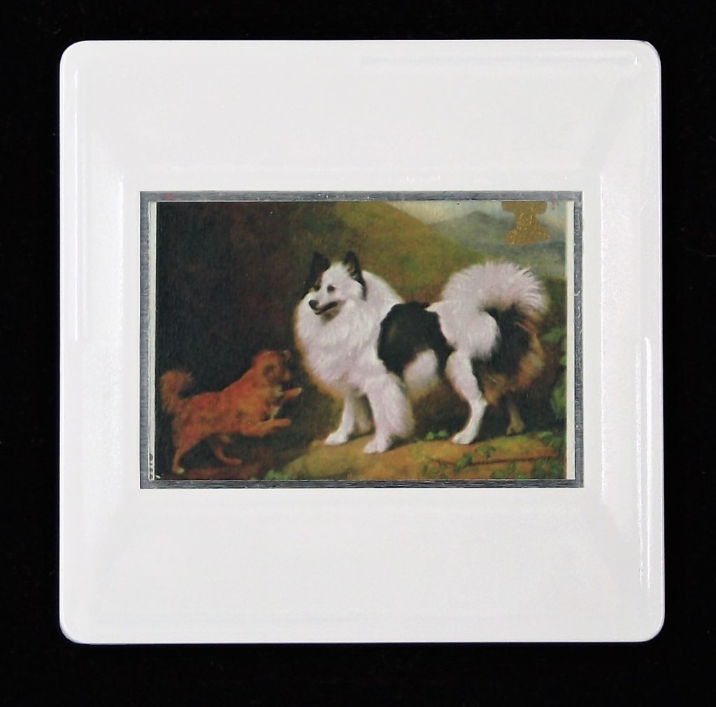Stubbs - Fino and Tiny Dog brooch - Stamp Style animal brooches